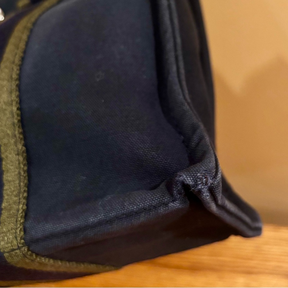 HERMES FOURRE TOUT PM TOTE BAG  
NAVY/GREEN - AUTHENTIC - Picture 7 of 7
